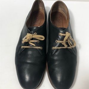 Chloe Brogue Italian Leather Loafers